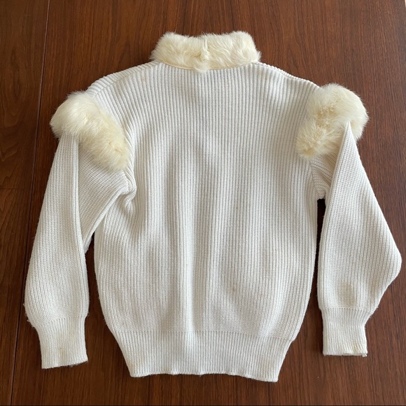 Vintage rabbit fur sweater - Picture 2 of 6